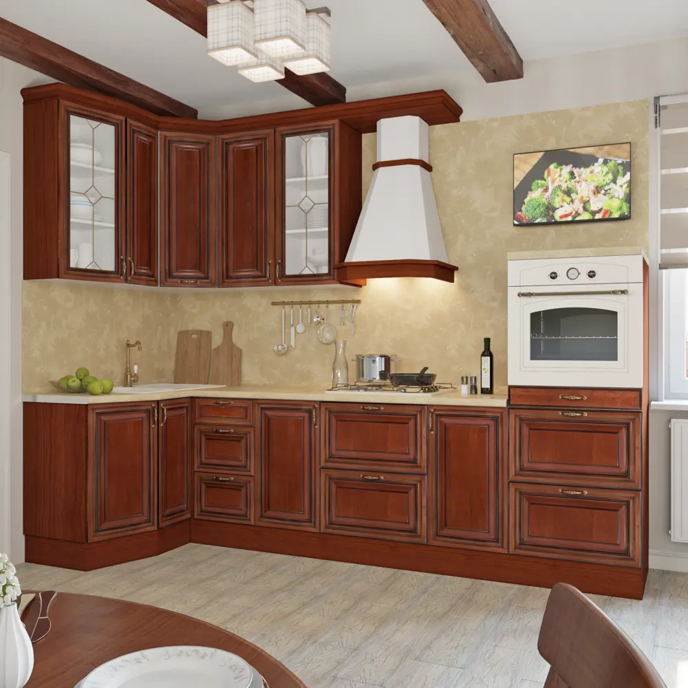 Карниз верхний «Прованс» 244 см, цвет коричневый DELINIA STLM-2055303 - Вид №2