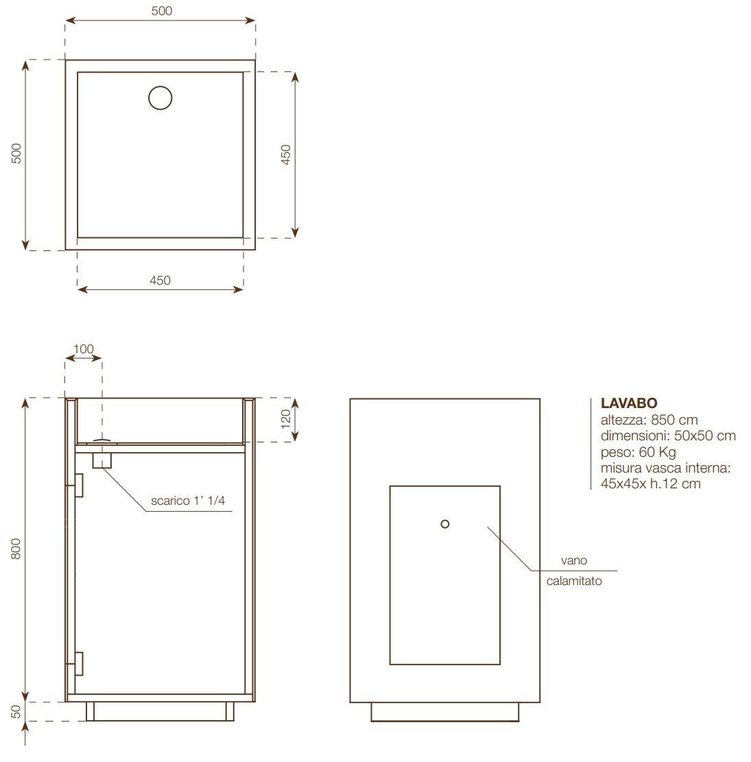 Отдельно стоящая раковина из керамогранита Fiandre Aqua Maximum ARCH-00147750 - Вид №4