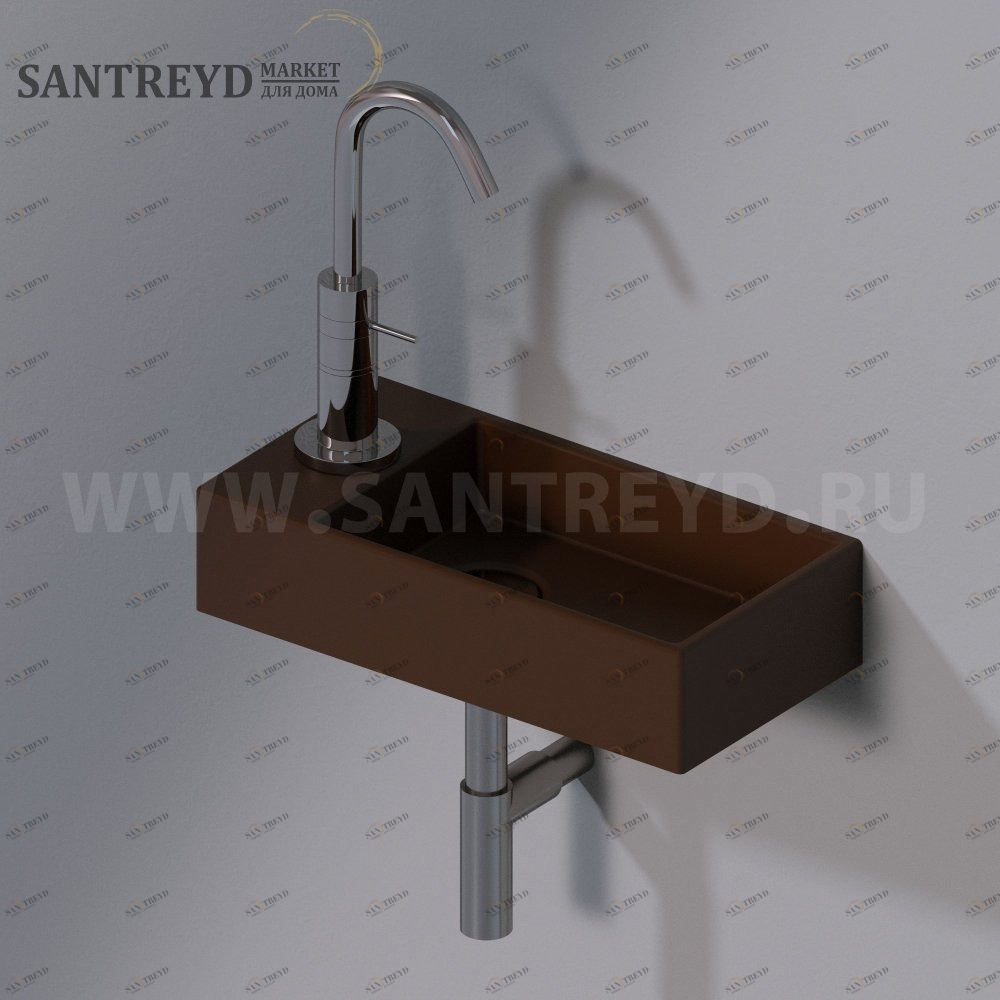 L319T0R1V3.107 Подвесная раковина настенная прямоугольная A. e T. Italia ACQUAFREDDA AeT ITALIA