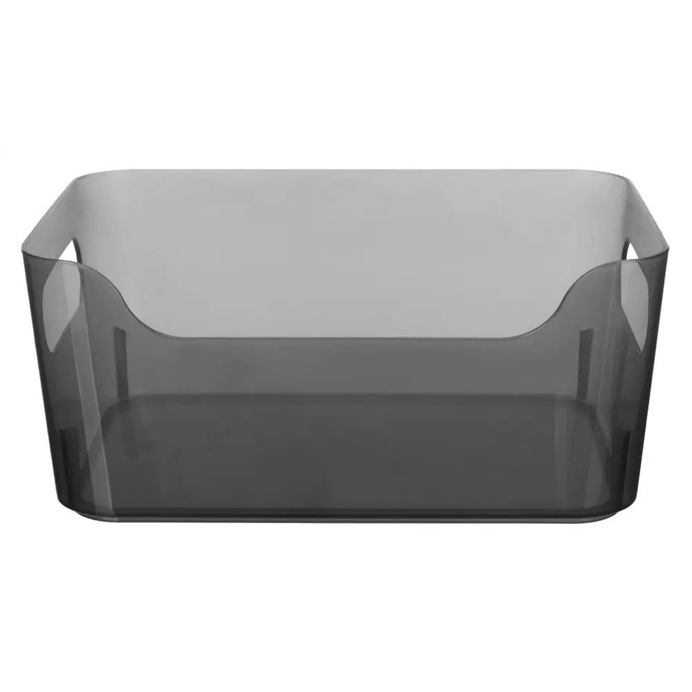 Корзина Сканди 24x9x17 см полипропилен цвет черный Santreyd Scandi STLM-2109346 - Вид №2