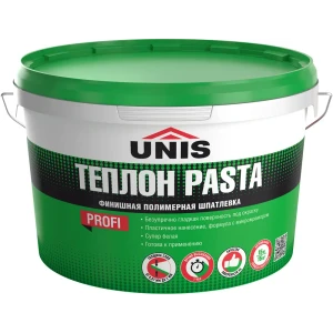 Шпатлевка полимерная финишная Unis Теплон Pasta 15 кг