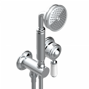 G25-6561B Trim only for wall mixer with complete handshower on hook Thg-paris 1900 Хром