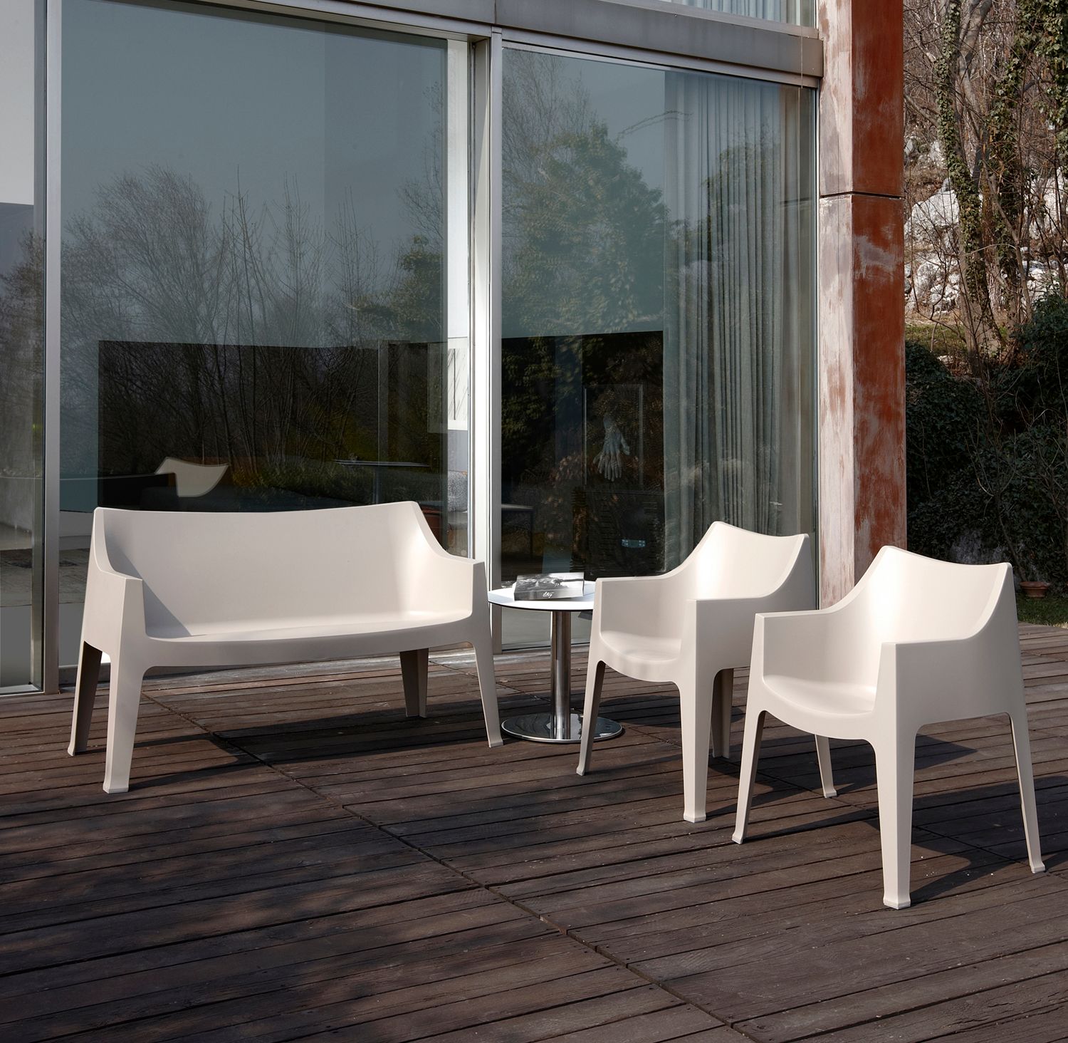 2-местный полипропиленовый садовый диван S-CAB Coccolona ARCH-00113169 - Вид №1