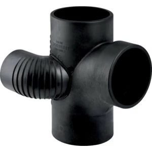 GEBERIT 310.171.14.1 Крестовина Geberit Silent-db20, правая со смещенным впуском и дополнительным отводом 88,5°