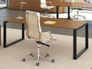 Bralco Рабочий стол из алюминия и дерева Loopy