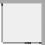 Душевое ограждение Ambassador Diamond 12011103R (1000x1000x2000), 1 место - Вид №8