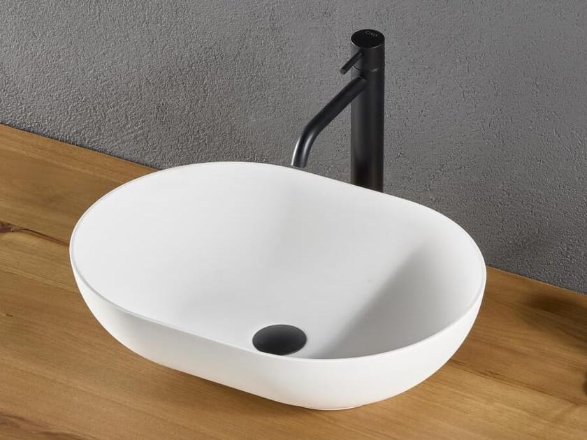 Овальный умывальник из смолы Gaia Mobili Complements ARCH-00134008