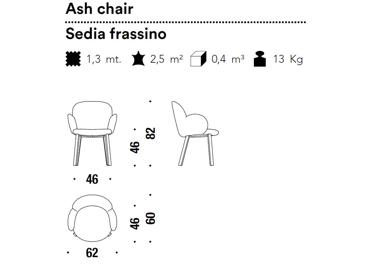 Полиуретановый мягкий стул с подлокотниками MOROSO TULP ARCH-00010368 - Вид №2