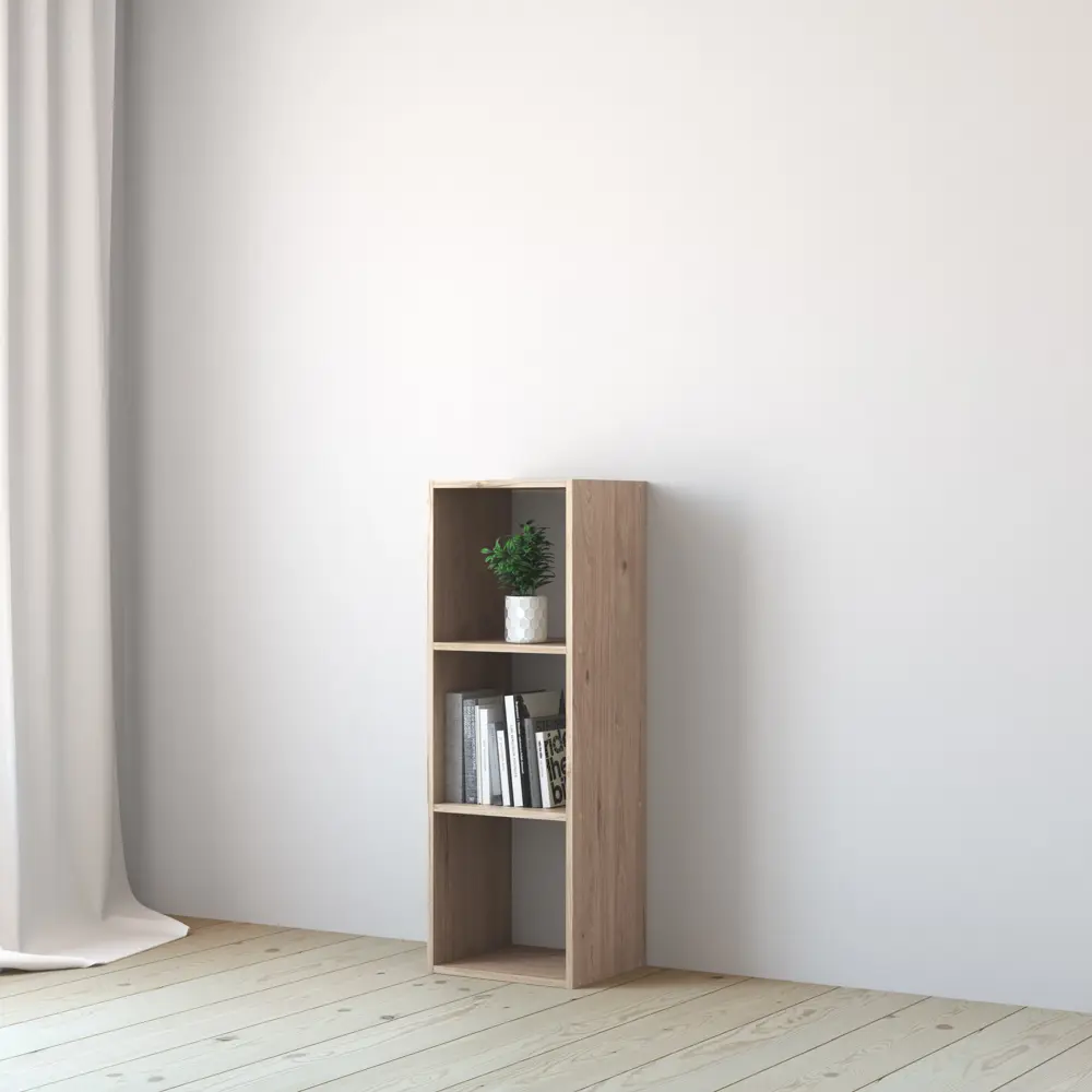 Стеллаж SPACEO KUB 3К, 36х104х31,7 см, цвет дуб STLM-2133387 - Вид №6