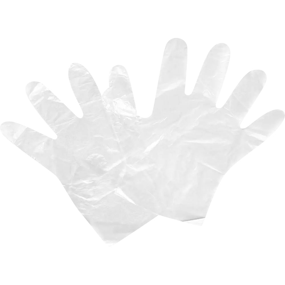 UNIBOB Одноразовые полиэтиленовые перчатки 100 шт - универсальная защита 16385312 STLM-0006822 - Вид №2