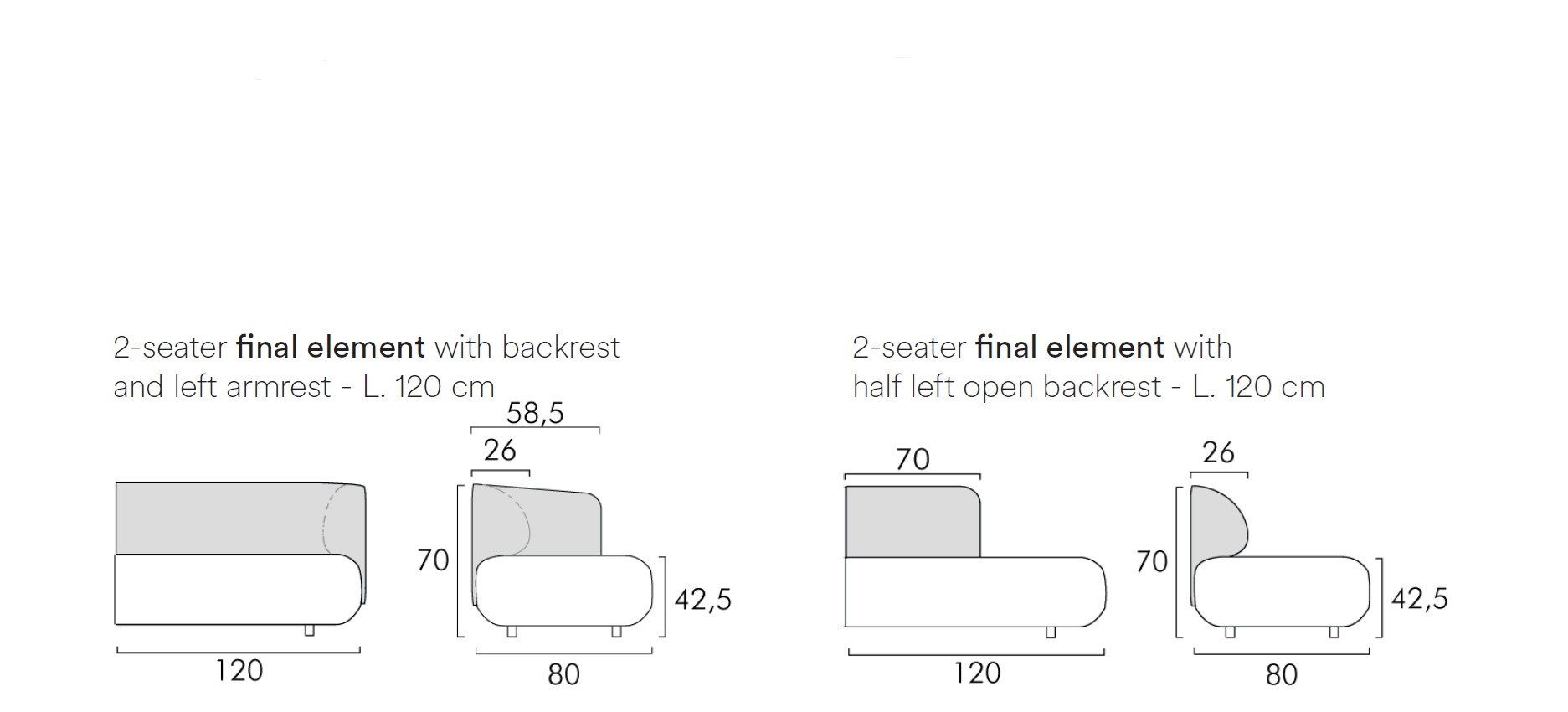Модульный угловой диван из ткани FREZZA Afina ARCH-00087070 - Вид №10
