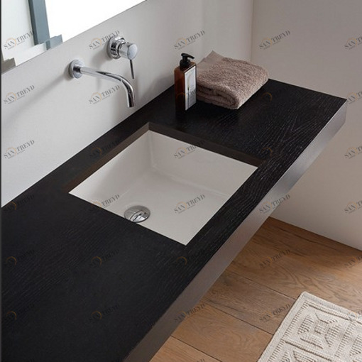 8089 Накладная раковина под столешницу  квадратная Scarabeo Ceramiche Gala-Tech-Miky