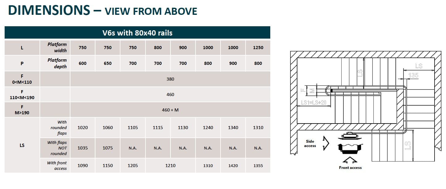 Лестничный подъемник с изогнутой направляющей Vimec V6s ARCH-00108443 - Вид №10