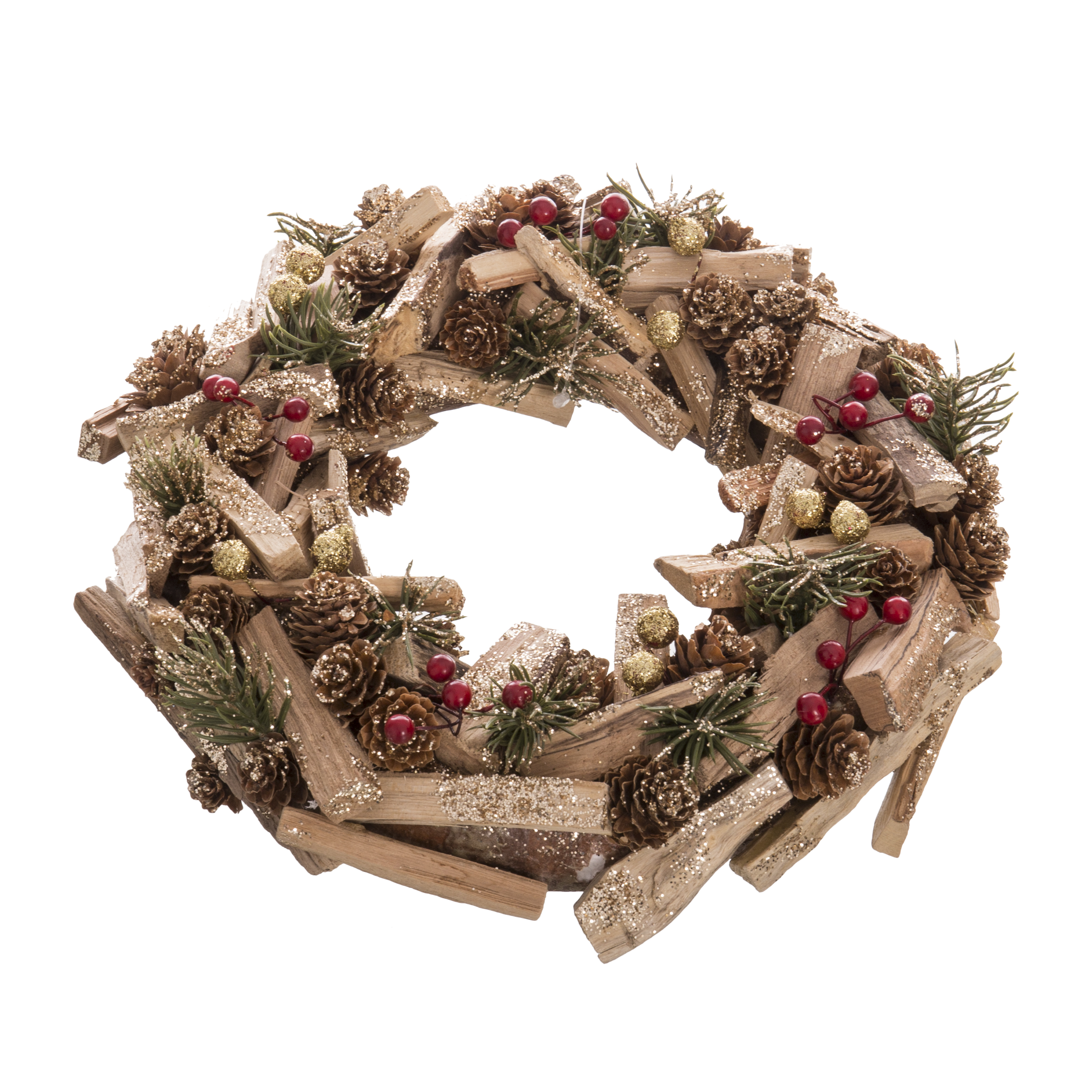 DZ-112-198 ДЕКОР - ВЕНОК НГ TO4ROOMS  - Вид №1