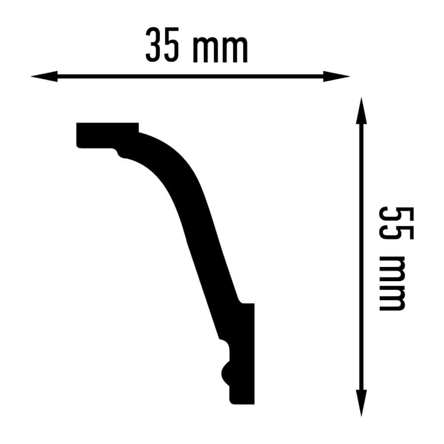 Уголок внутренний IС 35/55 SC(25*4) ПЛИНТЭКС  - Вид №1