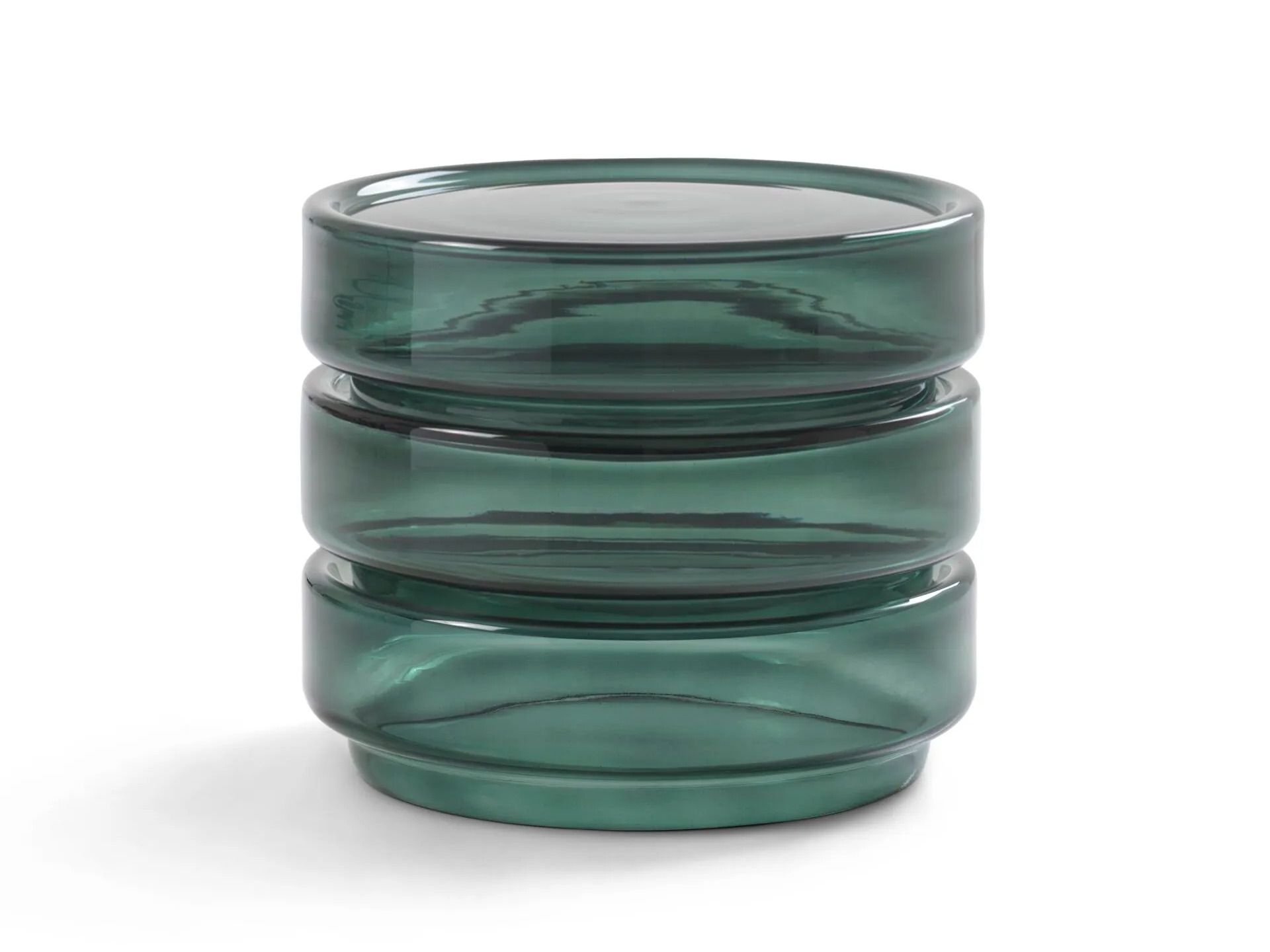 Низкий круглый журнальный столик из дутого стекла Billiani STACK 880 ARCH-00036354 - Вид №5