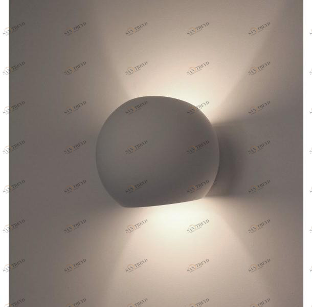 GESSO Бра из гипса прямого и отраженного света  490g9 