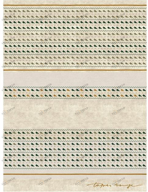 Tapis Rouge Прямоугольный коврик ручной работы Val camonica Tr 1691