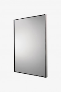 OPMR32 Прямоугольное настенное стационарное зеркало Opus Metal 25 "x 32 1/2" x 1 1/2 " Waterworks