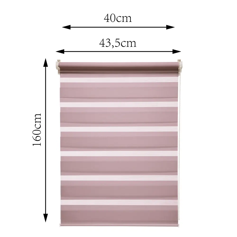 INSPIRE Peter - Рулонная штора день-ночь сиреневого цвета 40×160 см 85225658 STLM-0060092 - Вид №2