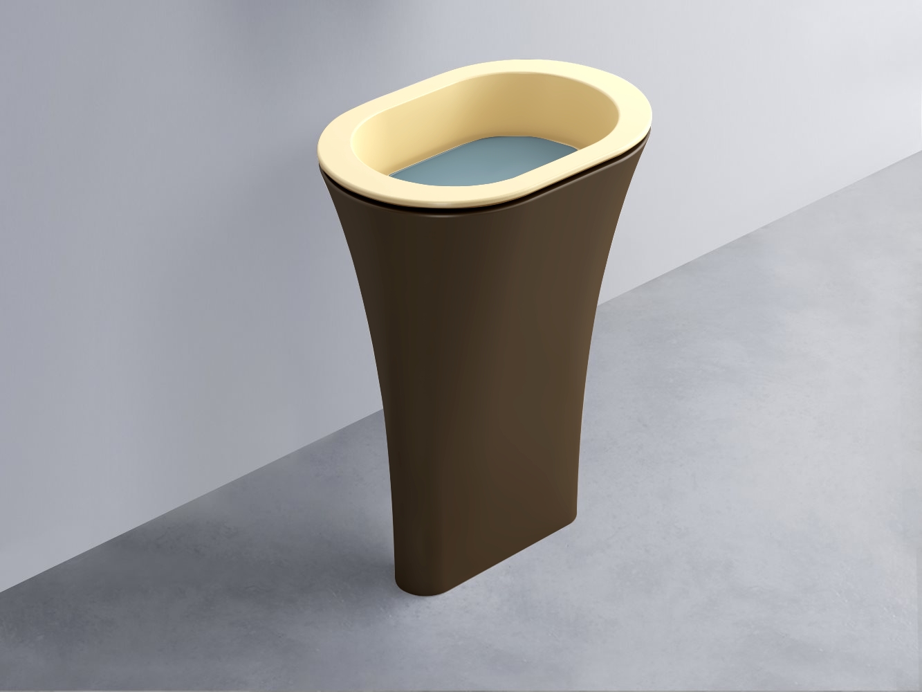 AMLA65-CN+AMPILO-PL+AMCOLO-CA Раковина Amedeo Ovale отдельностоящая cielo Enjoy + Amedeo Ceramica Cielo