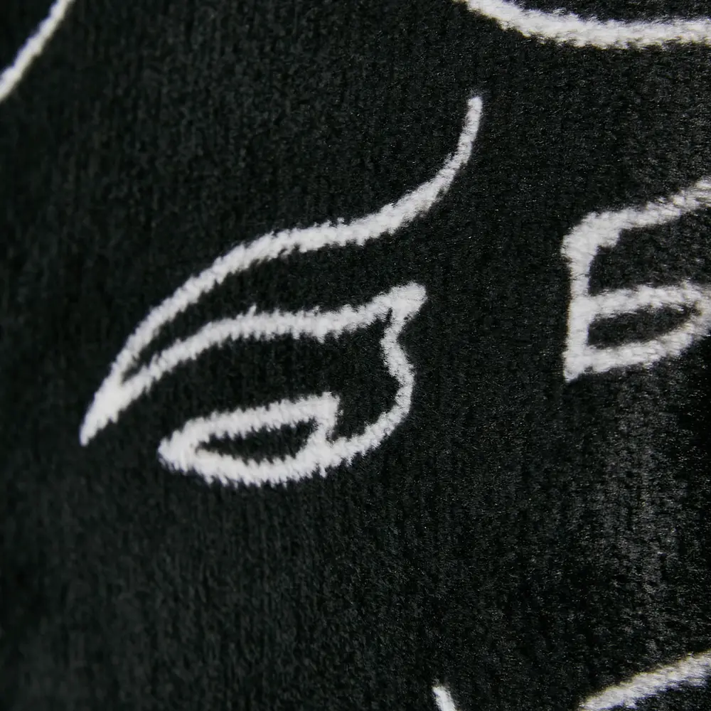 Плед Persone 150x200 см фланель цвет черный Ardenza Основная STLM-2037372 - Вид №1