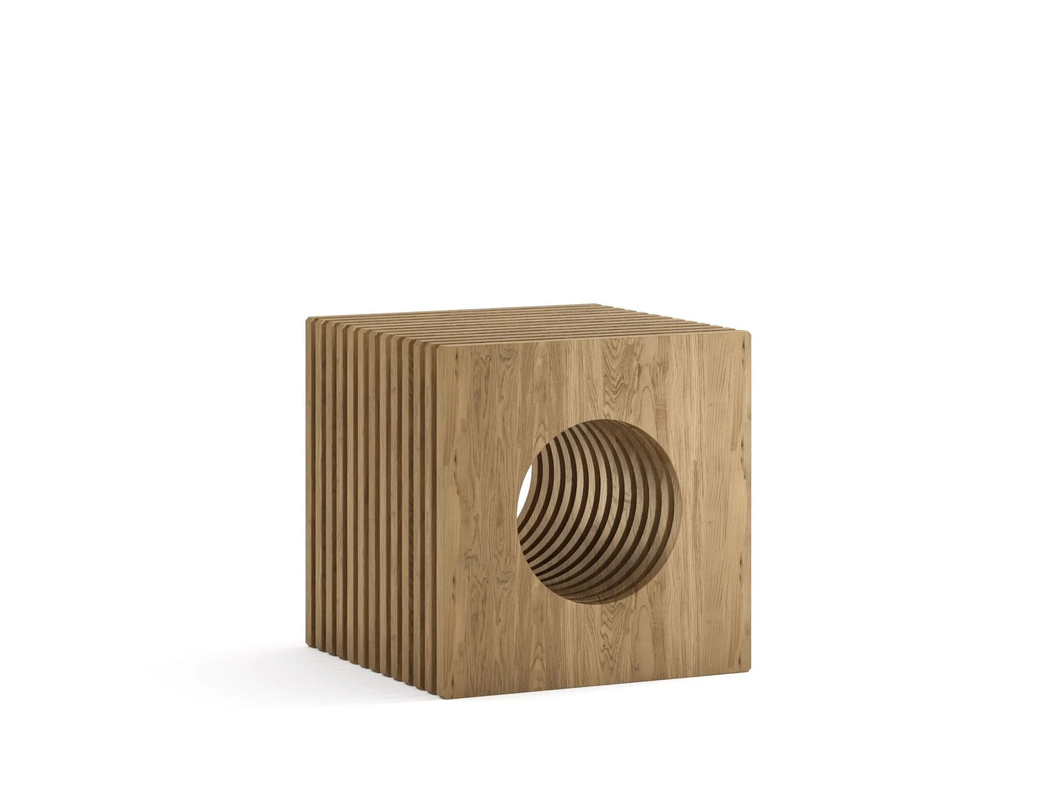 Квадратный уличный журнальный столик в iroko RIVATELIER LAYER ARCH-00117657