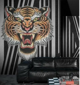 Wall&decò Обои с животными Contemporary wallpaper 2018