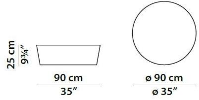 BAXTER Круглый журнальный столик из металла Cairo sun-id-1371727 - Вид №11