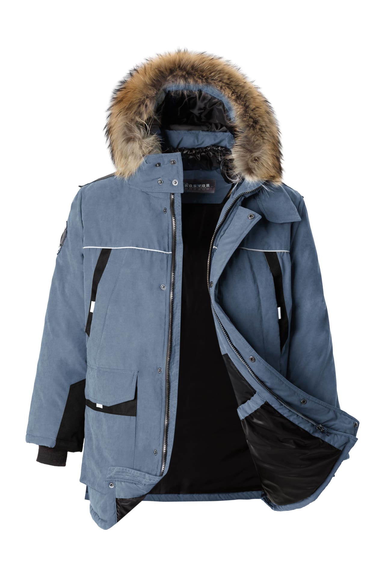 5047778 Куртка ПРОСТОР утепленная деним  Зимняя спецодежда  размер 48-50/170-176  - Вид №3