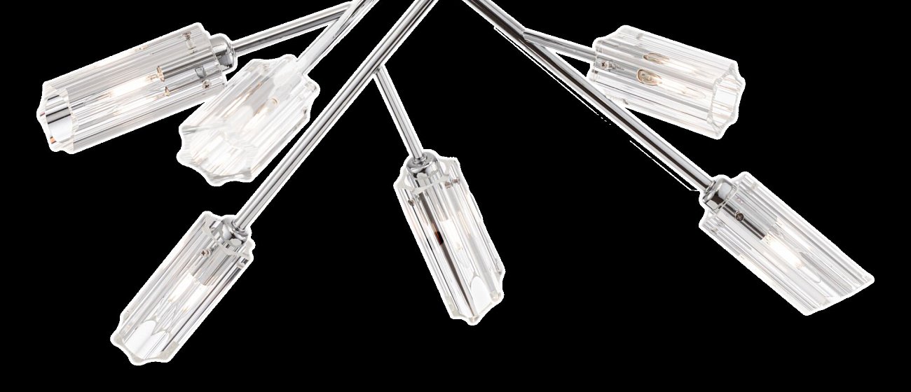 Светильник потолочный на 6 ламп хром Alma FR5097CL-06CH FREYA MODERN 00-3957017 Хром - Вид №3