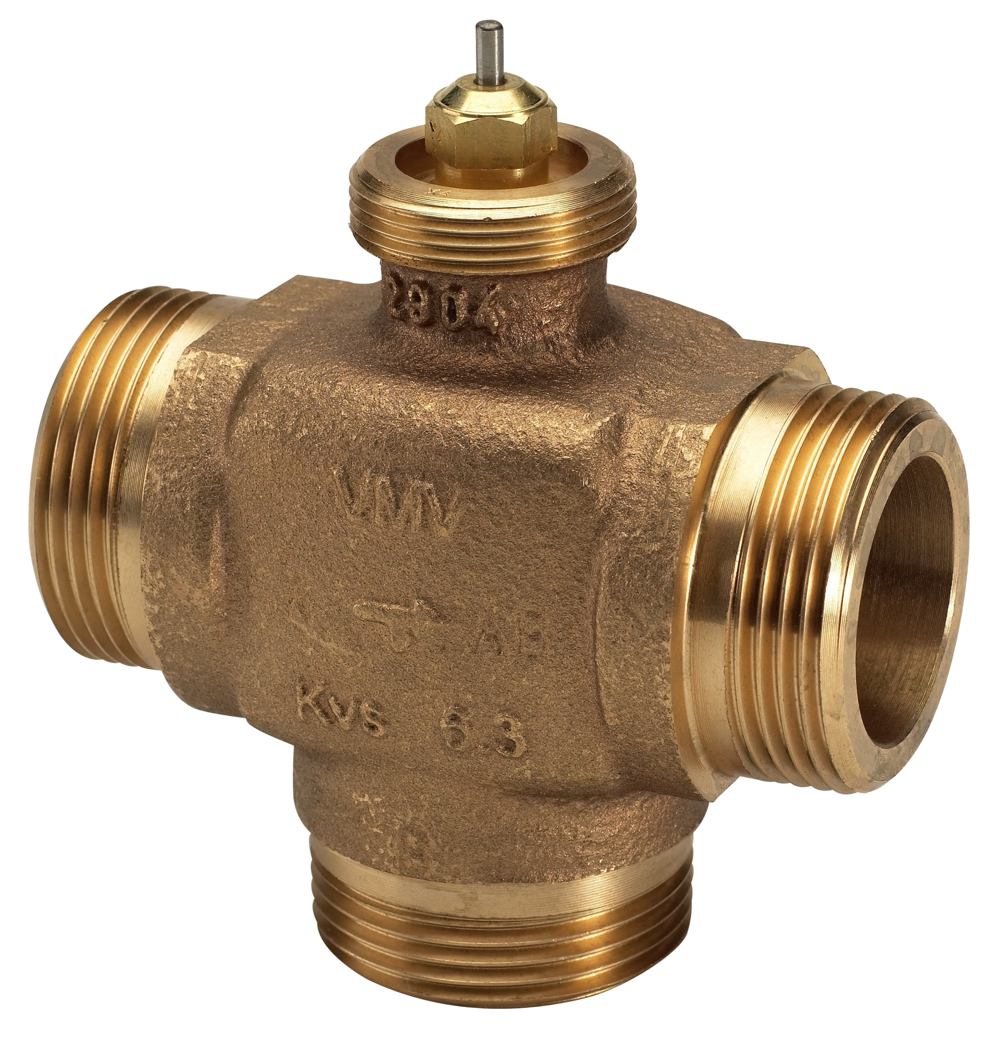 Danfoss Клапан регулирующий седельный трехходовой VMV VMV 40 регулирующий клапан Kvs 14.0 ext. 065F6040  - Вид №8