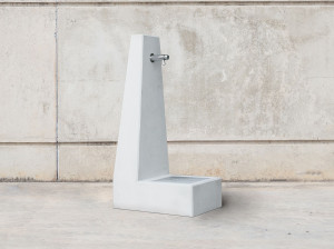 Бетонный пол фонтан