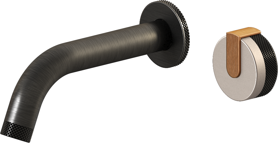 E-11535-R1SN-L1BRG-BOX Настенный прогрессивный смеситель скрытого монтажа для раковины GRAFF MOD+