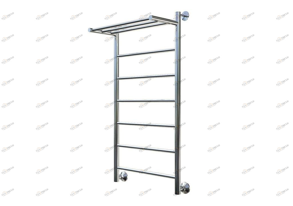 Полотенцесушитель водяной Aquanet Mauro 1000x500, с верхней полкой 00234704