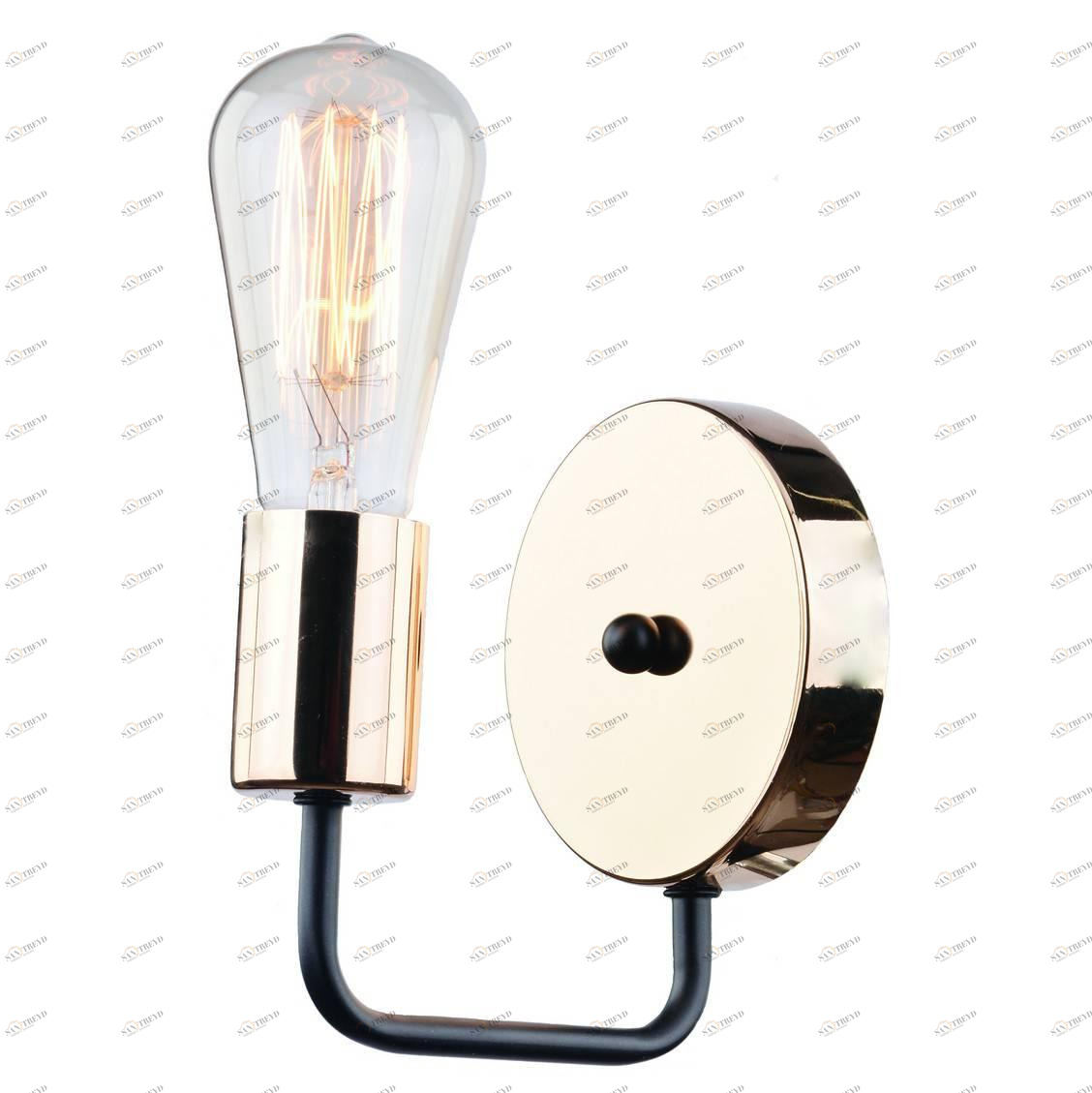 Бра Arte Lamp Gelo A6001AP-1BK ARTE LAMP ПОД СТАРИНУ, ФОНАРЬ 078909 Золото 