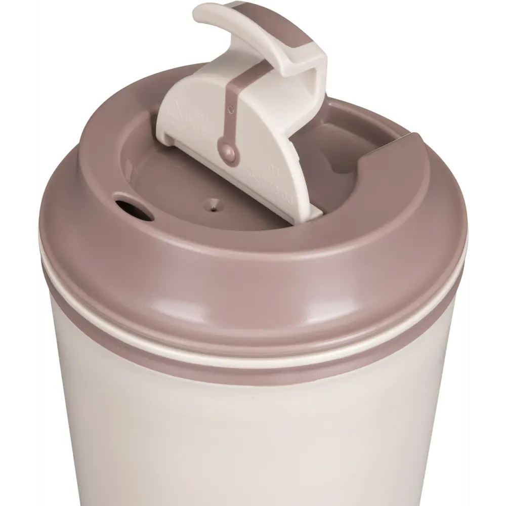 Термостакан 350 мл пластик клапан цвет светло-бежевый Santreyd STLM-2153635 - Вид №4