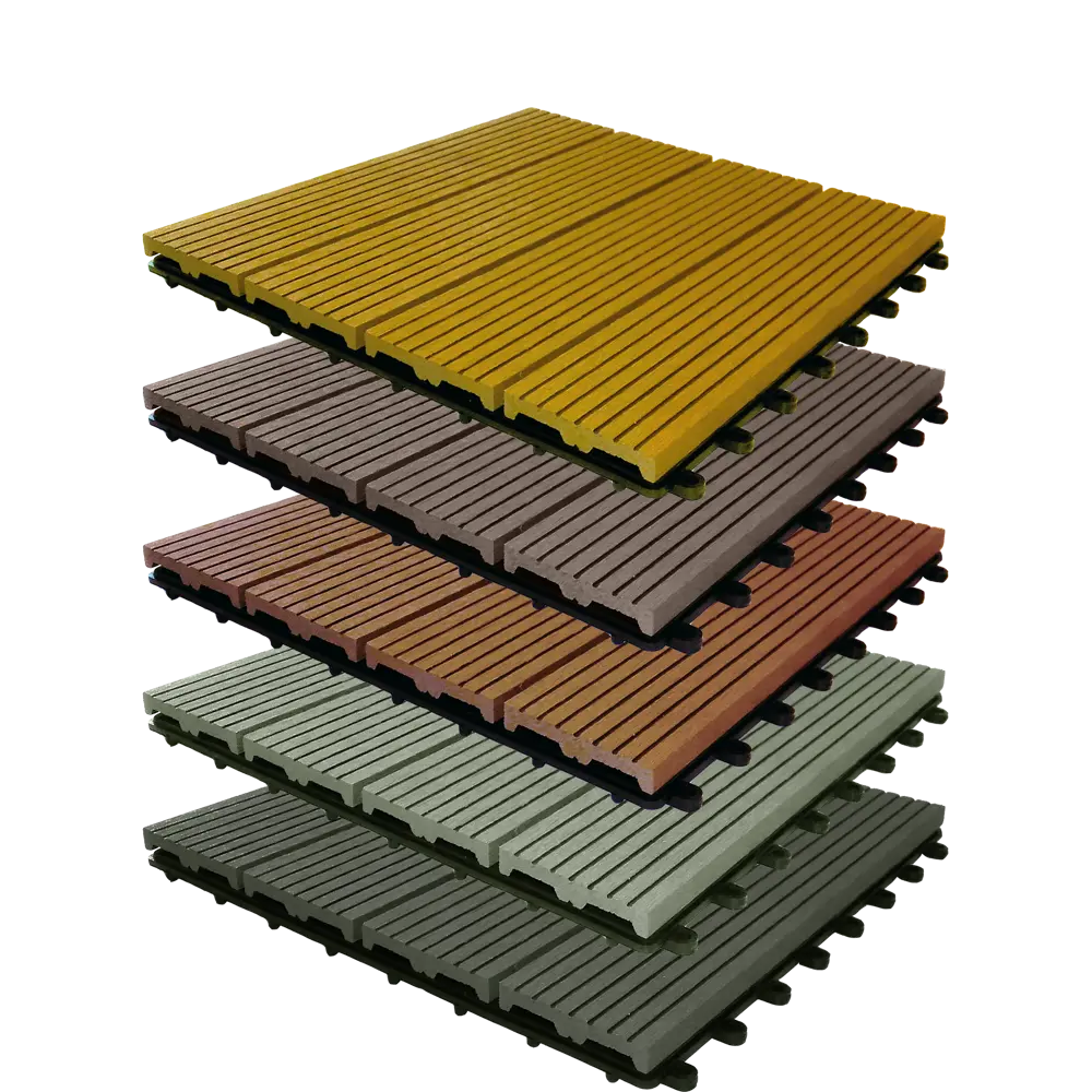 Садовая плитка ДПК 30x30 см шоколад Santreyd STLM-2184673 - Вид №4