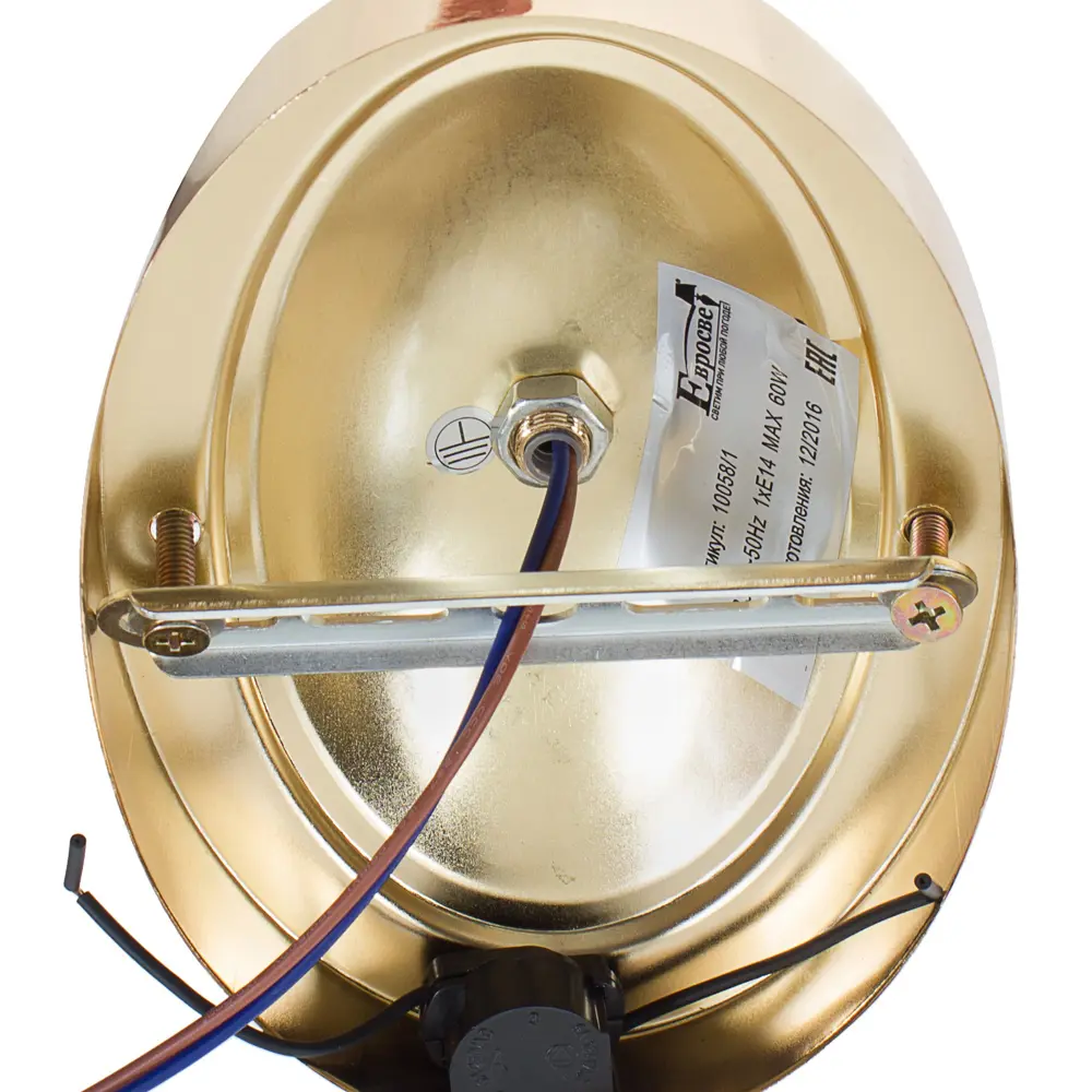 Бра Эстель 1хE14х40 Вт, цвет золото Santreyd STLM-2085735 - Вид №1