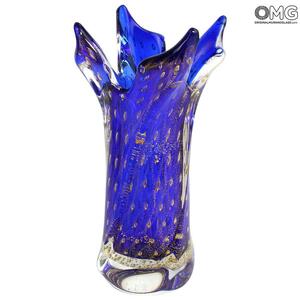 4826 ORIGINALMURANOGLASS Ваза Провенца - соммерсо - муранское стекло OMG 13 см