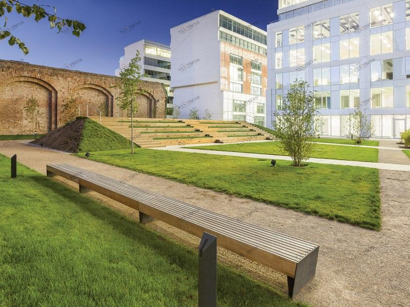 mmcité1 Скамейка из стали и дерева Blocq sun-id-1489594