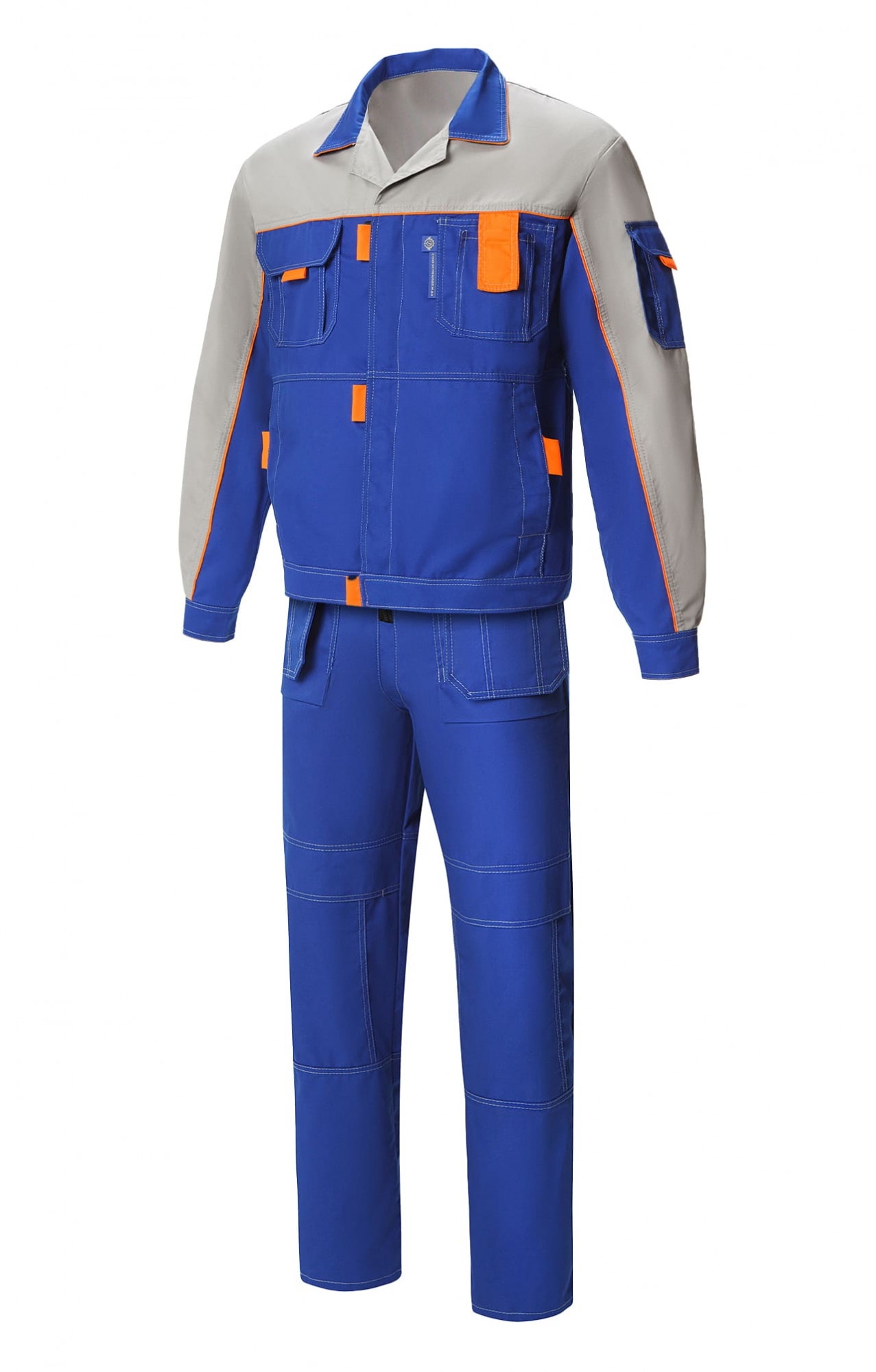 65244 Костюм "Профессионал-2" василек-светло-серый  Летняя спецодежда  размер 48-50/194-200 