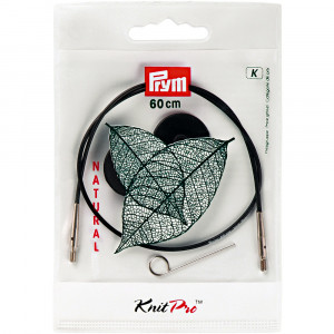 223981 Спицы PRYM Леска съемная пластик 60 см с компл. принадлежностей для круговых спиц PRYM Natural