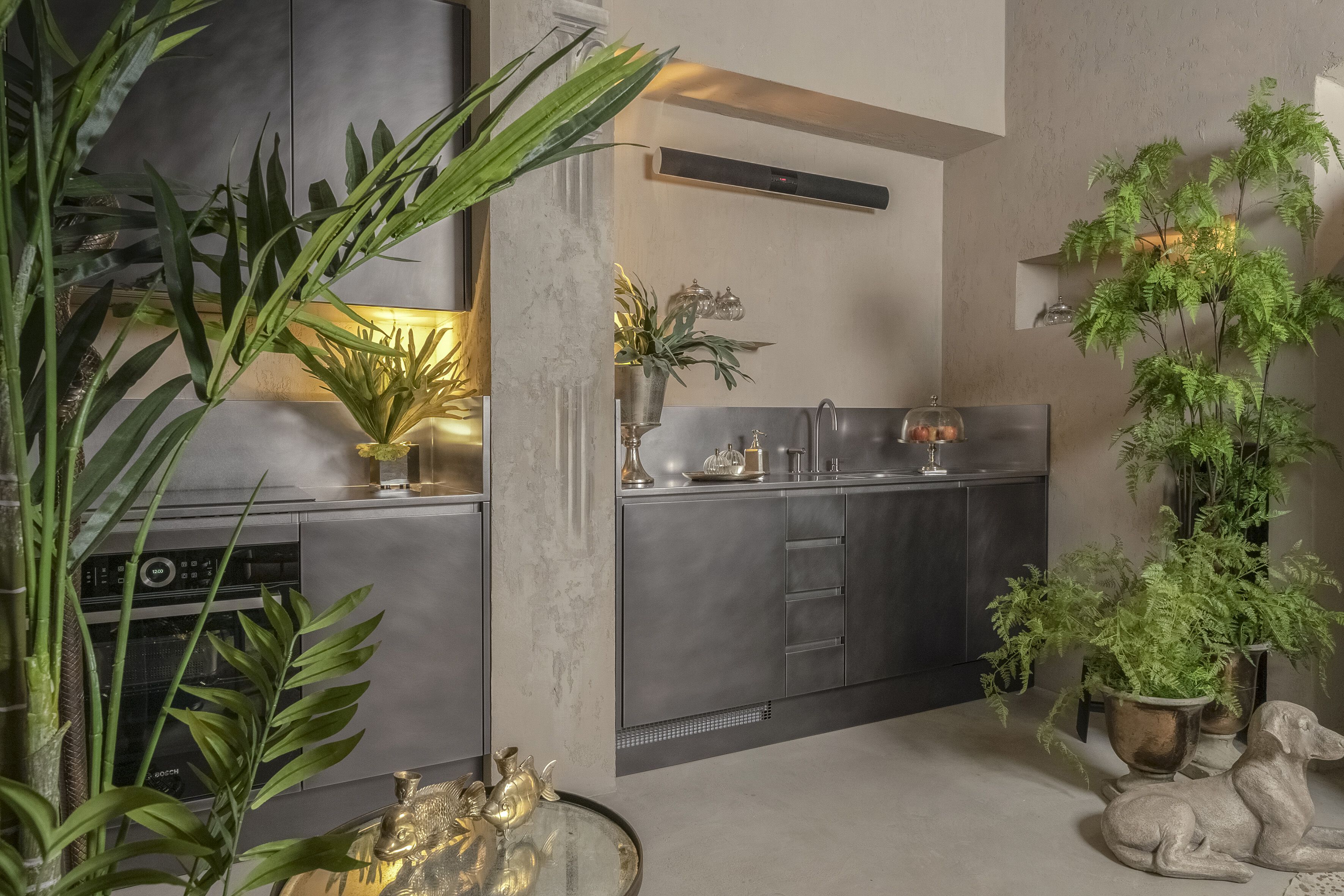 Кухня из нержавеющей стали на заказ ABIMIS ателье ARCH-00083079 - Вид №3