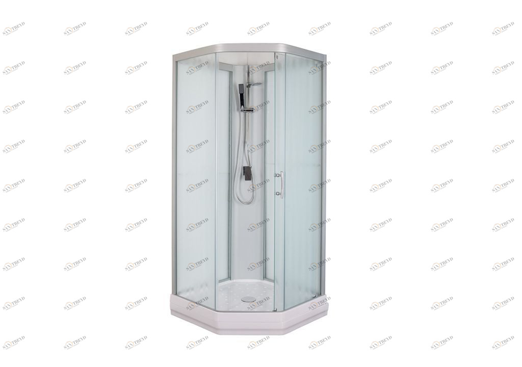 Душевая кабина Aquanet Penta 90.5x90.5 узорчатое стекло 00172275