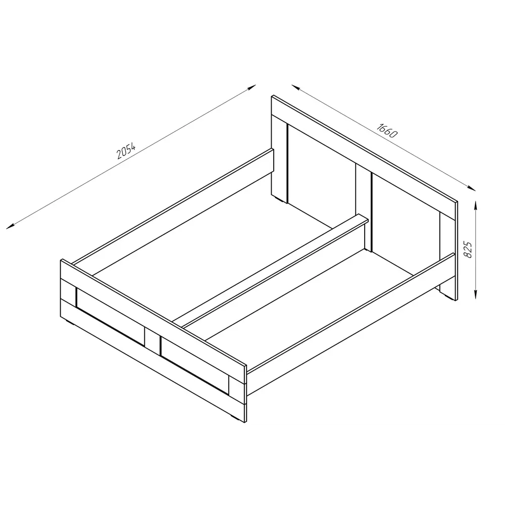Кровать Шведский стандарт Сириус Ш166x205.4 см цвет белый STLM-2015540 - Вид №5
