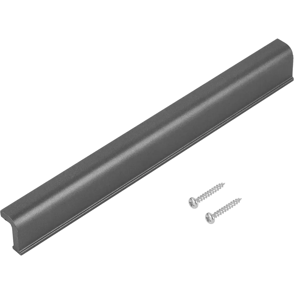 Мебельная ручка-профиль Plastigy 90 160 мм графит STLM-2114849 - Вид №1