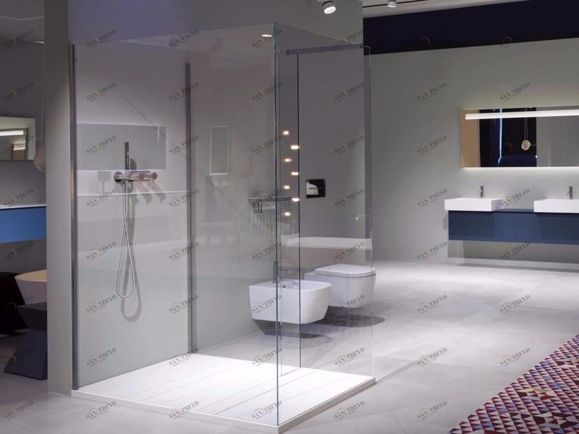 Antonio Lupi Design Душевая кабина из закаленного стекла с поддоном Antoniolupi sun-id-1361310