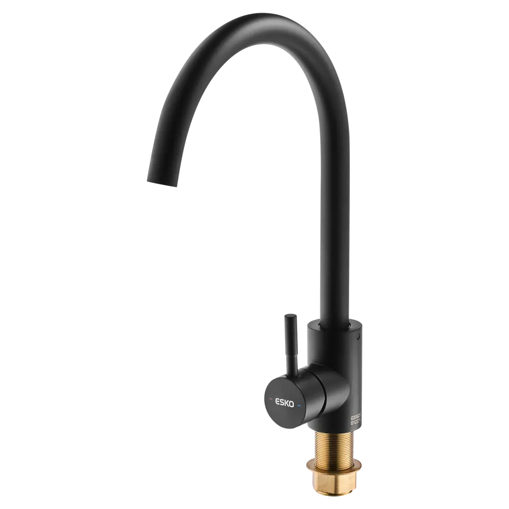 Смеситель для кухни Esko Viaman VA519B 26 см цвет черный STLM-2126071