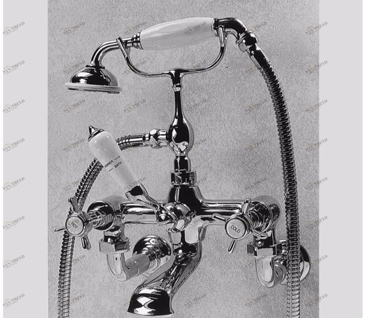 Devon&Devon Настенный смеситель для ванны с ручным душем Coventry sun-id-1418228